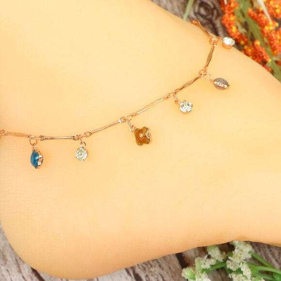 Dainty Anklet for Women – Elegant Everyday Jewelry & Perfect Gift | MLCRC1337 - Picture 1 of 10